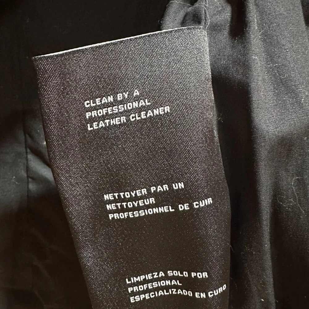 Michael Kors Moto Coat with Asymmetrical Front Zipper & Faux Fur Collar Size M - Picture 8 of 12